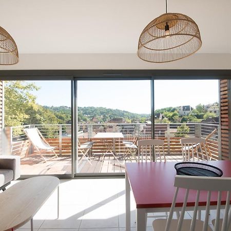 Le Soleil Levant avec balcon et parking privé, 2 adultes et 1 enfant Sarlat Esterno foto